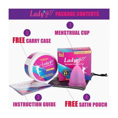 LadyGo Menstrual Cup-Standard (Small) - Menstrual Cups