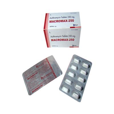 MACROMAX 250 Tablet 10's - Bacterial Infections-Mac
