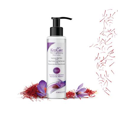 Kozicare Real Saffron Lightening Body lotion with Real Saffron 200 ml - Lotions & Creams