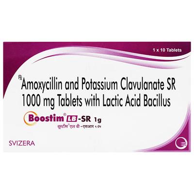 BOOSTIM LB SR 1000mg Tablet 10's - Bacterial Infections-Pen