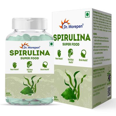 Dr. Morepen Spirulina Superfood Tablet 60's - Herbal Dietary Supplement