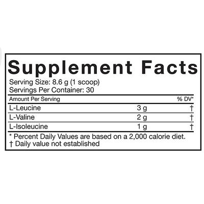 MusclePharm BCAA Essentials Powder (30 Servings) - Fruit Punch 258 gm - General Health