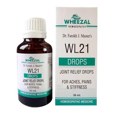 Wheezal Wl-21 Joint Relief Drops 30ML - Homeopathic Drops