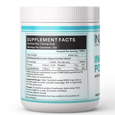 Inlife Myo Inositol Powder 200 gm - Daily Health Drinks