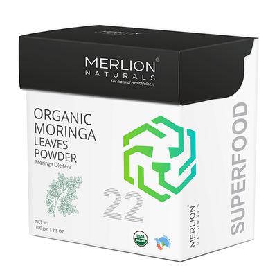 Merlion Naturals Organic Moringa Leaves Powder 100 gm - Powder