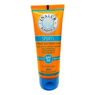 Inatur Sunshield Sports Extreme Sun Protection SPF 50 Cream 60 ml - Body Sunscreen