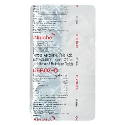 Geroz O Tablet 10'S - Supplements-Vma