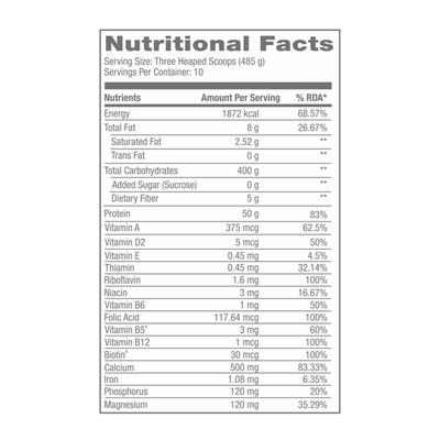 GNC Pro Performance Weight Gainer Powder - Dark Chocolate Flavour 5 kg - Weight Gain