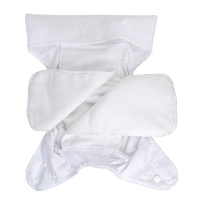 Bumberry Reusable Sleeper Diaper - White - Diapers & Wipes