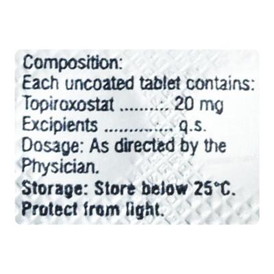 TOXUR 20 Tablet 10's - Gout