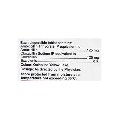 Nodimox Plus DT 250mg Tablet 10'S - Bacterial Infections-Pen