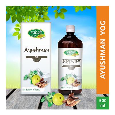 Swadeshi Ayurved Ayushman Yog Juice 500 ml - Ayurvedic Juices