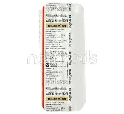 Dilzem SR 90mg Tablet 10'S - Hypertension-Cal