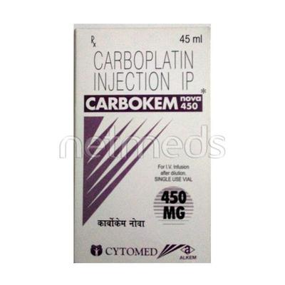 Carbokem 450mg Injection 45ml - Cancer Oncology-Cyt