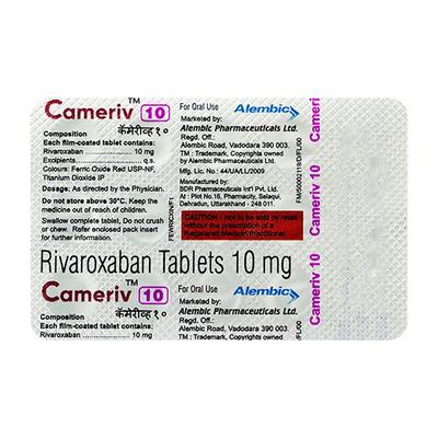 CAMERIV 10 Tablet 14's - Blood Clot-Ant