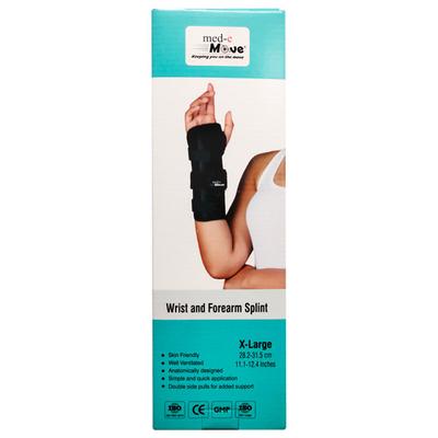 Med-e Move Wrist and Forearm Splint (XL) - Left - Hand/Wrist Supports
