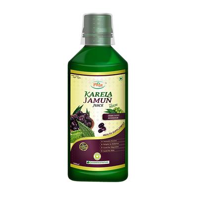 Puyur Ayurveda Neem Karela Jamun Juice 500 ml - Ayurvedic Juices