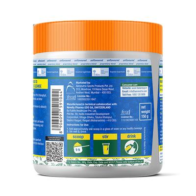 Fast&Up Wheat Grass Plus Powder - Unflavoured 300 gm - Vital Health