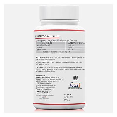 Neurapid Grape Seed Extract Veg Capsule 60's - Herbal Dietary Supplement