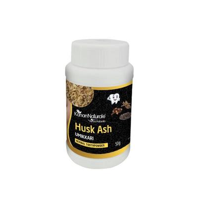 Kerala Naturals Husk Ash Umikkari Herbal Toothpowder 50 gm - Personal Care (Ayush)