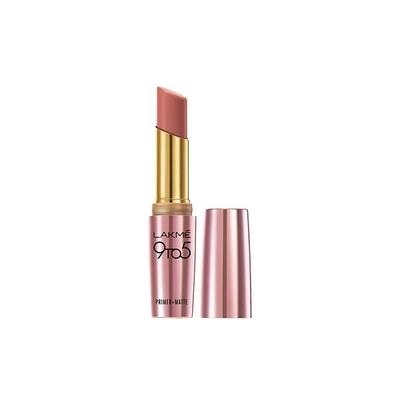 Lakme 9 to 5 Primer + Matte Lip Color - Blushing Nude 3.6 gm - Lipsticks