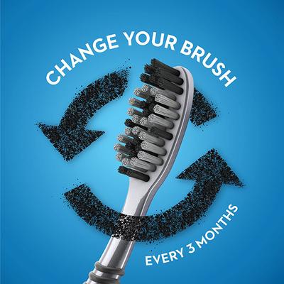 Oral B Deep Clean Whiter Teeth Charcoal Extract Toothbrush (Pack of 4) - Toothbrushes