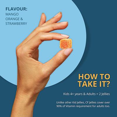 CF Novasules Kids Multivitamins, Prebiotics and Superfood Vegetarian Gummies 60's - Multi-Vitamins