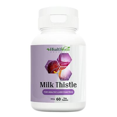 Health Veda Milk Thistle 500 mg Veg Tablet 60's - Multi-Vitamins