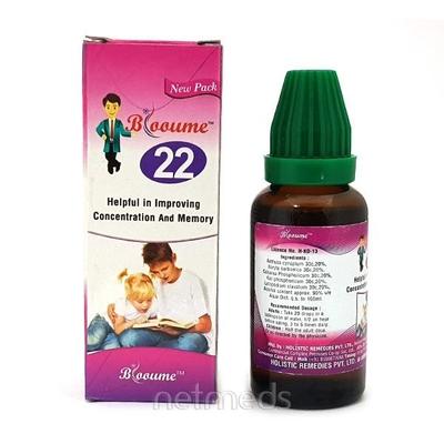 Bioforce Blooume 22 Memorisan Drops 30 ml - Homeopathic Drops