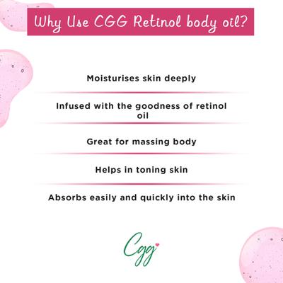 CGG Cosmetics Retinol Serum - In Body Oil For Dry Aging Skin 100 ml - Creams/Oils/Lotions
