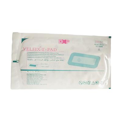 Velfix - T + Pad Transparent Film Dressing With Non Adherent Pad (5508) (10 cm x 20 cm) 1's - Tapes & Films
