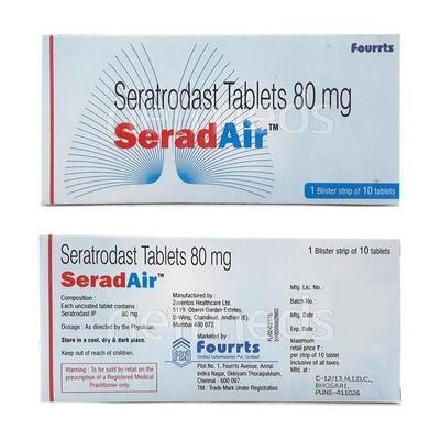 Seradair 80mg Tablet 10'S - Asthma/COPD-Ast