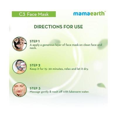 Mamaearth Charcoal Coffee and Clay Face Mask 100 ml - Masks & Peels