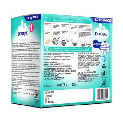 Dexolac Infant Formula Stage 1 Powder (Upto 6 months) 1.2 kg - Baby And Infant Supplements