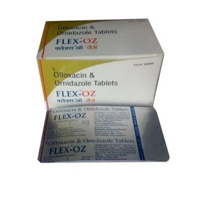 Flex OZ Tablet 10'S - Bacterial Infections-Qui