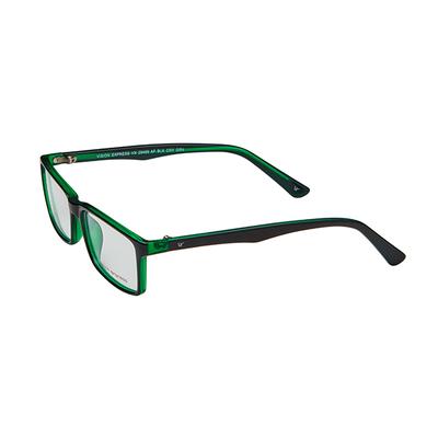 Vision Express 29469 Black Rectangle Eyeglasses (Including Anti-Reflective Coating Lens) 1's - Wearables Eye Glasses