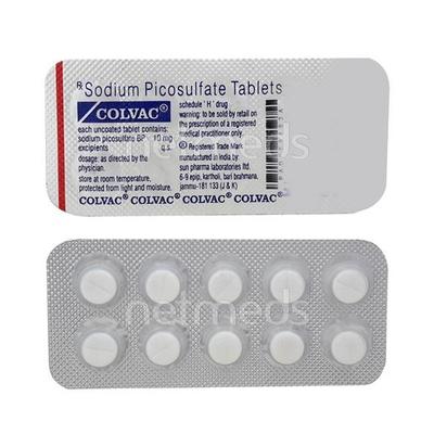 Colvac 10mg Tablet 10'S - Constipation-Lax