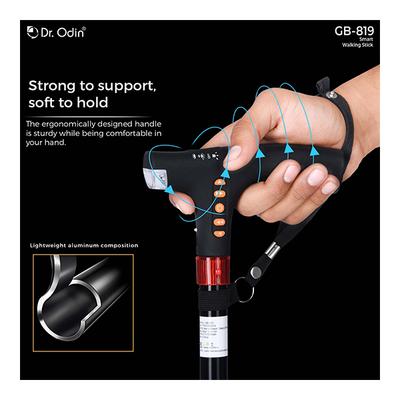 Dr. Odin Smart - Foldable Walking Stick (GB-819) - Walker & Walking Stick