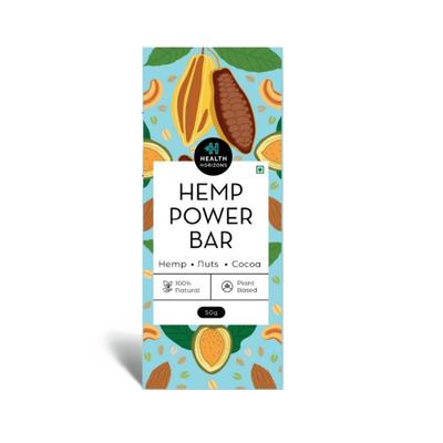 Health Horizons Hemp Power Protein Bar (Pack of 2 x 50 gm) - Nutritional Bars