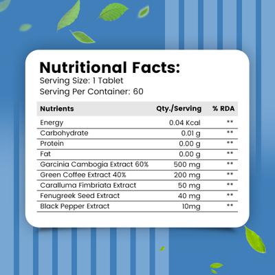 Nirvasa KETO Advanced Fat Cutter Tablet (Pack of 6 x 60's) 1's - Weight Loss