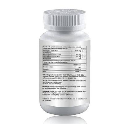 La nature's Advanced Omega-3 1100 mg Softgel capsules 60's - Speciality Medicines