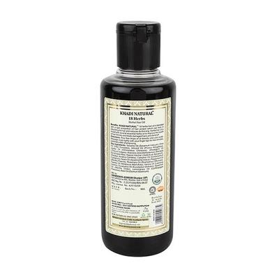 Khadi Natural Herbal Hair Oil - 18 Herbs 210 ml - Hair Oils