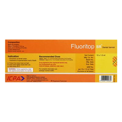 FLUORITOP SR Dental Varnish 10X1.5ml - Oral Care - P-Mou