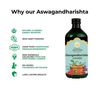 Kerala Ayurveda Aswagandharishta Syrup 450 ml - Speciality Medicines