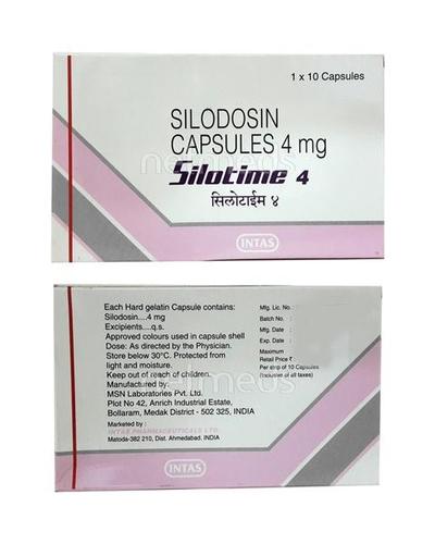 Silotime 4mg Capsule 10'S - Bladder And Prostate Disorders-Dru