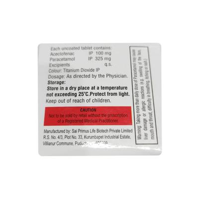 Prifen Tablet 10'S - Pain relief-Nsa