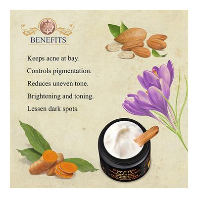 Bioayurveda Basics Kumkumadi Saffron Anti-Ageing Face Pack Creme 60 gm - Face Packs