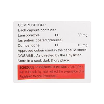 LANZEE DM Capsule 15's - Ulcer/Reflux/Flatulence-Aaa