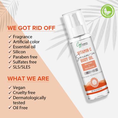 CGG Cosmetics Vitamin C Serum - In Body Oil For Dark Pigmented Skin 100 ml - Creams/Oils/Lotions