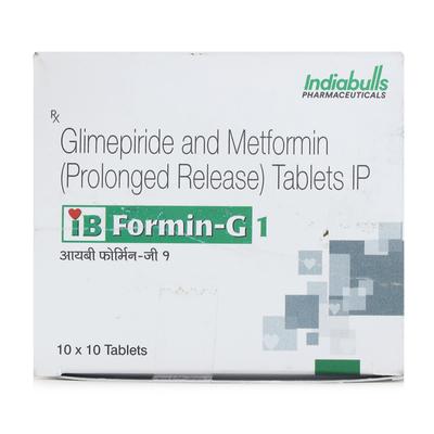 Ibformin G 1mg Tablet 10'S - Diabetes-Ant